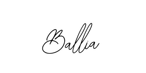 Make a beautiful signature design for name Ballia. Use this online signature maker to create a handwritten signature for free. Ballia signature style 12 images and pictures png