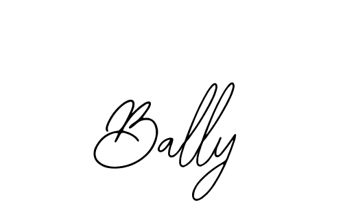 Design your own signature with our free online signature maker. With this signature software, you can create a handwritten (Bearetta-2O07w) signature for name Bally. Bally signature style 12 images and pictures png