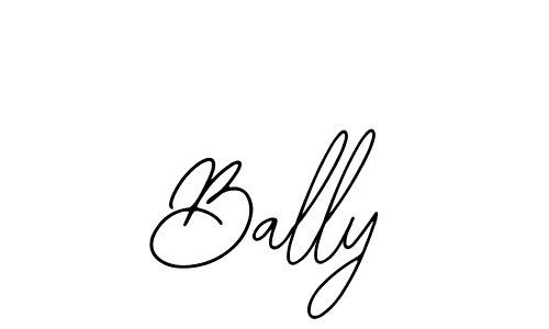 Design your own signature with our free online signature maker. With this signature software, you can create a handwritten (Bearetta-2O07w) signature for name Bally. Bally signature style 12 images and pictures png