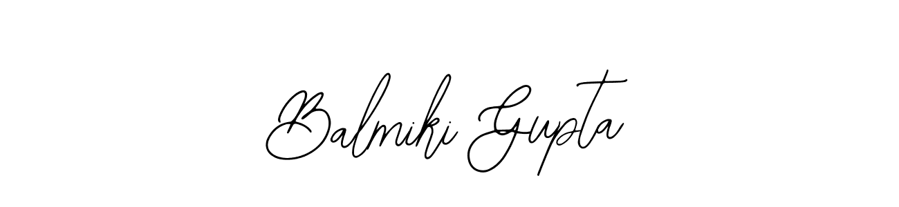 Also You can easily find your signature by using the search form. We will create Balmiki Gupta name handwritten signature images for you free of cost using Bearetta-2O07w sign style. Balmiki Gupta signature style 12 images and pictures png