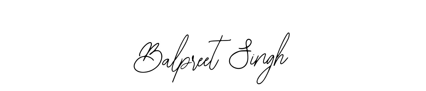 Use a signature maker to create a handwritten signature online. With this signature software, you can design (Bearetta-2O07w) your own signature for name Balpreet Singh. Balpreet Singh signature style 12 images and pictures png