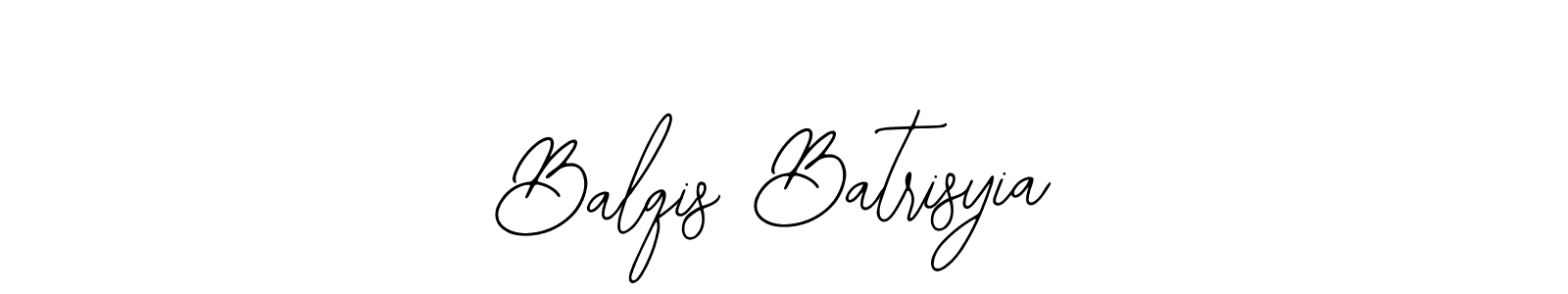 Design your own signature with our free online signature maker. With this signature software, you can create a handwritten (Bearetta-2O07w) signature for name Balqis Batrisyia. Balqis Batrisyia signature style 12 images and pictures png