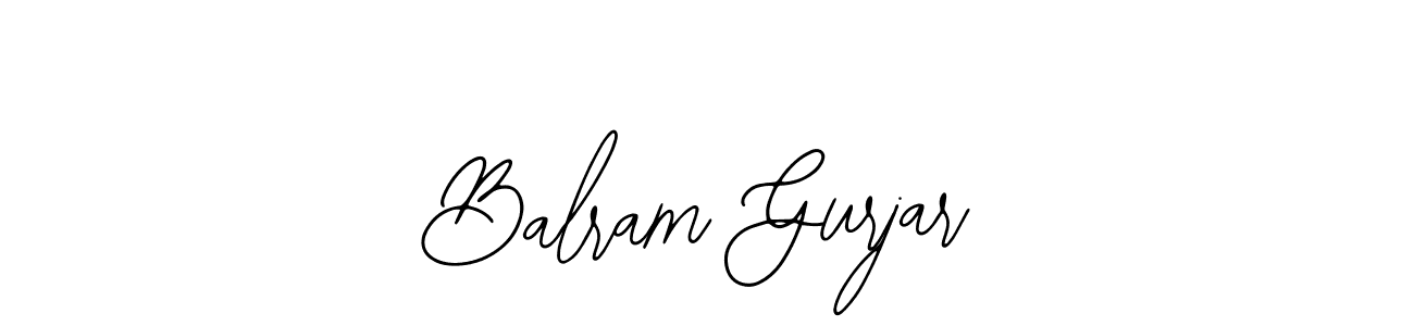 Use a signature maker to create a handwritten signature online. With this signature software, you can design (Bearetta-2O07w) your own signature for name Balram Gurjar. Balram Gurjar signature style 12 images and pictures png