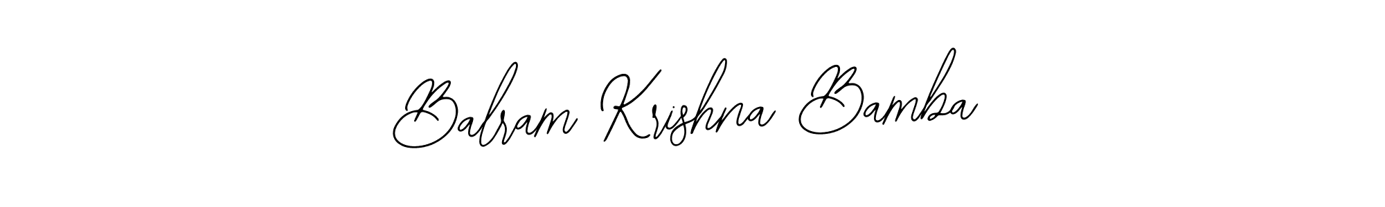 Make a beautiful signature design for name Balram Krishna Bamba. With this signature (Bearetta-2O07w) style, you can create a handwritten signature for free. Balram Krishna Bamba signature style 12 images and pictures png