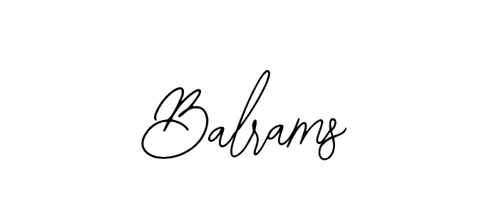 Balrams stylish signature style. Best Handwritten Sign (Bearetta-2O07w) for my name. Handwritten Signature Collection Ideas for my name Balrams. Balrams signature style 12 images and pictures png