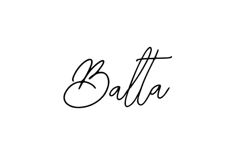 Make a beautiful signature design for name Balta. With this signature (Bearetta-2O07w) style, you can create a handwritten signature for free. Balta signature style 12 images and pictures png