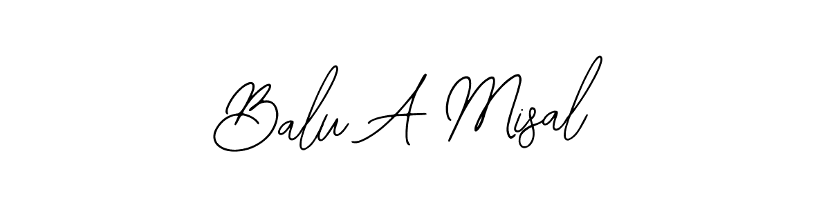 You should practise on your own different ways (Bearetta-2O07w) to write your name (Balu A Misal) in signature. don't let someone else do it for you. Balu A Misal signature style 12 images and pictures png