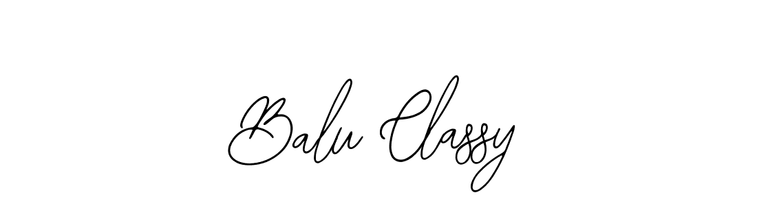 Create a beautiful signature design for name Balu Classy. With this signature (Bearetta-2O07w) fonts, you can make a handwritten signature for free. Balu Classy signature style 12 images and pictures png