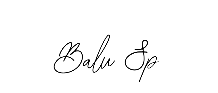 It looks lik you need a new signature style for name Balu Sp. Design unique handwritten (Bearetta-2O07w) signature with our free signature maker in just a few clicks. Balu Sp signature style 12 images and pictures png