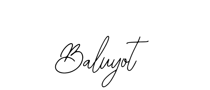 How to make Baluyot name signature. Use Bearetta-2O07w style for creating short signs online. This is the latest handwritten sign. Baluyot signature style 12 images and pictures png