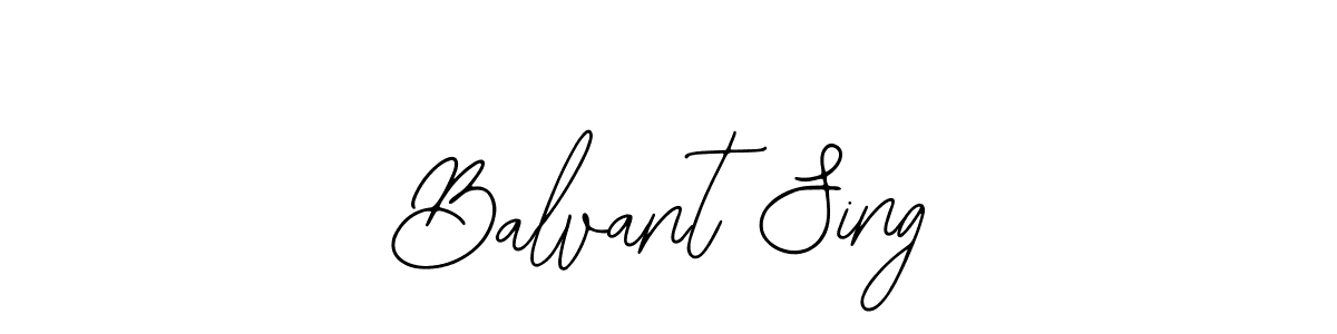 How to make Balvant Sing name signature. Use Bearetta-2O07w style for creating short signs online. This is the latest handwritten sign. Balvant Sing signature style 12 images and pictures png