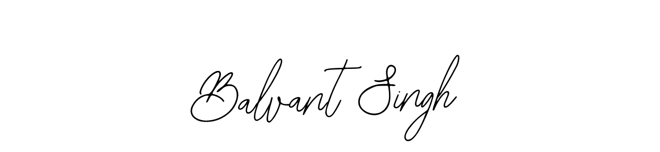 Design your own signature with our free online signature maker. With this signature software, you can create a handwritten (Bearetta-2O07w) signature for name Balvant Singh. Balvant Singh signature style 12 images and pictures png