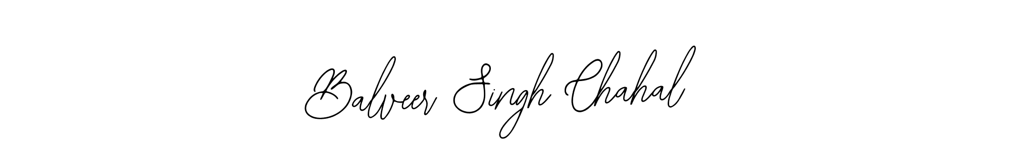 Also we have Balveer Singh Chahal name is the best signature style. Create professional handwritten signature collection using Bearetta-2O07w autograph style. Balveer Singh Chahal signature style 12 images and pictures png