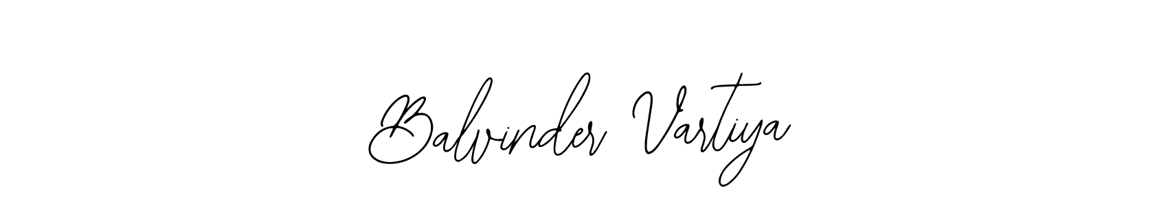 Balvinder Vartiya stylish signature style. Best Handwritten Sign (Bearetta-2O07w) for my name. Handwritten Signature Collection Ideas for my name Balvinder Vartiya. Balvinder Vartiya signature style 12 images and pictures png