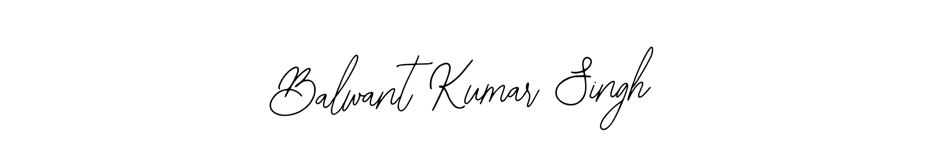 Design your own signature with our free online signature maker. With this signature software, you can create a handwritten (Bearetta-2O07w) signature for name Balwant Kumar Singh. Balwant Kumar Singh signature style 12 images and pictures png