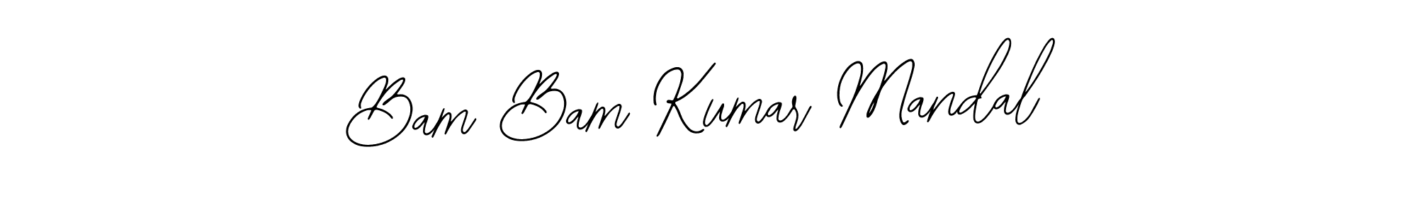 Bam Bam Kumar Mandal stylish signature style. Best Handwritten Sign (Bearetta-2O07w) for my name. Handwritten Signature Collection Ideas for my name Bam Bam Kumar Mandal. Bam Bam Kumar Mandal signature style 12 images and pictures png