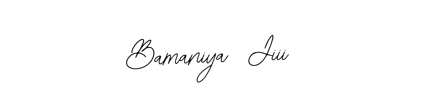 How to Draw Bamaniya  Jiii signature style? Bearetta-2O07w is a latest design signature styles for name Bamaniya  Jiii. Bamaniya  Jiii signature style 12 images and pictures png