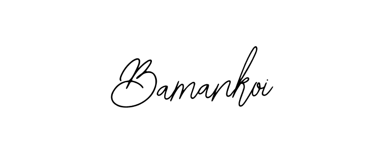 How to make Bamankoi name signature. Use Bearetta-2O07w style for creating short signs online. This is the latest handwritten sign. Bamankoi signature style 12 images and pictures png