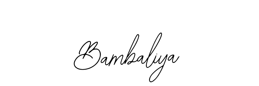 The best way (Bearetta-2O07w) to make a short signature is to pick only two or three words in your name. The name Bambaliya include a total of six letters. For converting this name. Bambaliya signature style 12 images and pictures png