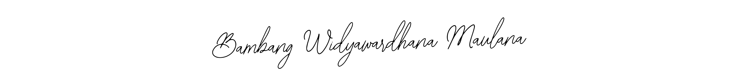 Make a beautiful signature design for name Bambang Widyawardhana Maulana. Use this online signature maker to create a handwritten signature for free. Bambang Widyawardhana Maulana signature style 12 images and pictures png