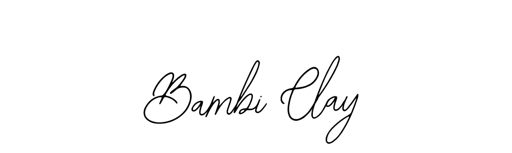 How to make Bambi Clay signature? Bearetta-2O07w is a professional autograph style. Create handwritten signature for Bambi Clay name. Bambi Clay signature style 12 images and pictures png
