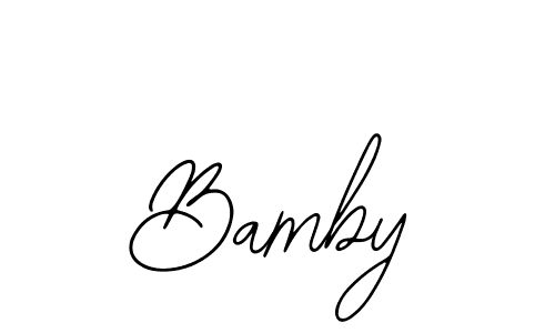 Bearetta-2O07w is a professional signature style that is perfect for those who want to add a touch of class to their signature. It is also a great choice for those who want to make their signature more unique. Get Bamby name to fancy signature for free. Bamby signature style 12 images and pictures png