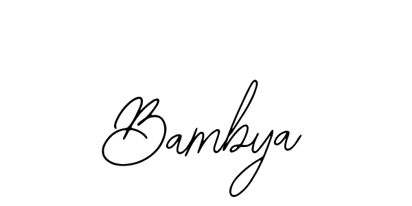 Also You can easily find your signature by using the search form. We will create Bambya name handwritten signature images for you free of cost using Bearetta-2O07w sign style. Bambya signature style 12 images and pictures png