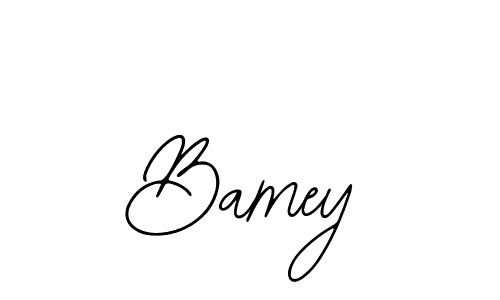 How to make Bamey name signature. Use Bearetta-2O07w style for creating short signs online. This is the latest handwritten sign. Bamey signature style 12 images and pictures png