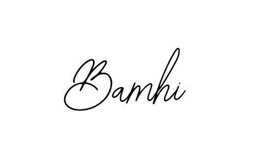 Bamhi stylish signature style. Best Handwritten Sign (Bearetta-2O07w) for my name. Handwritten Signature Collection Ideas for my name Bamhi. Bamhi signature style 12 images and pictures png