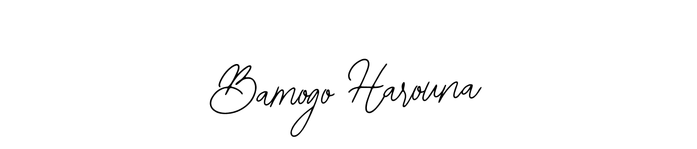 You should practise on your own different ways (Bearetta-2O07w) to write your name (Bamogo Harouna) in signature. don't let someone else do it for you. Bamogo Harouna signature style 12 images and pictures png