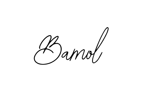 Use a signature maker to create a handwritten signature online. With this signature software, you can design (Bearetta-2O07w) your own signature for name Bamol. Bamol signature style 12 images and pictures png