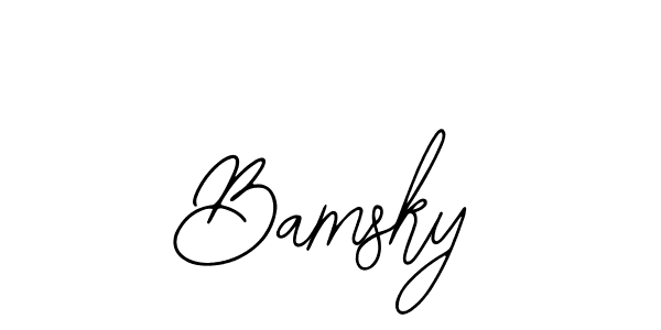 You can use this online signature creator to create a handwritten signature for the name Bamsky. This is the best online autograph maker. Bamsky signature style 12 images and pictures png
