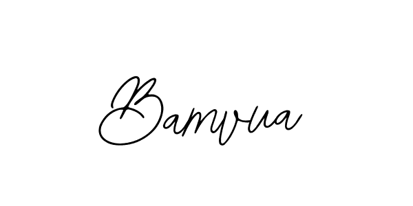 Similarly Bearetta-2O07w is the best handwritten signature design. Signature creator online .You can use it as an online autograph creator for name Bamvua. Bamvua signature style 12 images and pictures png