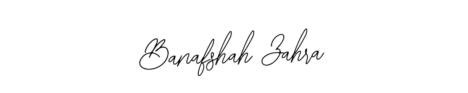 It looks lik you need a new signature style for name Banafshah Zahra. Design unique handwritten (Bearetta-2O07w) signature with our free signature maker in just a few clicks. Banafshah Zahra signature style 12 images and pictures png