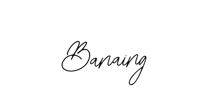 Create a beautiful signature design for name Banaing. With this signature (Bearetta-2O07w) fonts, you can make a handwritten signature for free. Banaing signature style 12 images and pictures png