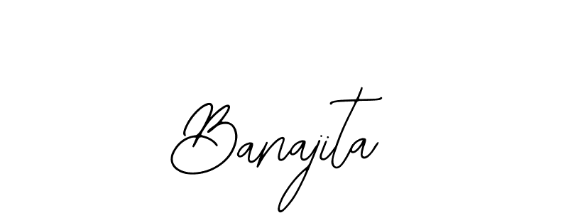 Design your own signature with our free online signature maker. With this signature software, you can create a handwritten (Bearetta-2O07w) signature for name Banajita. Banajita signature style 12 images and pictures png