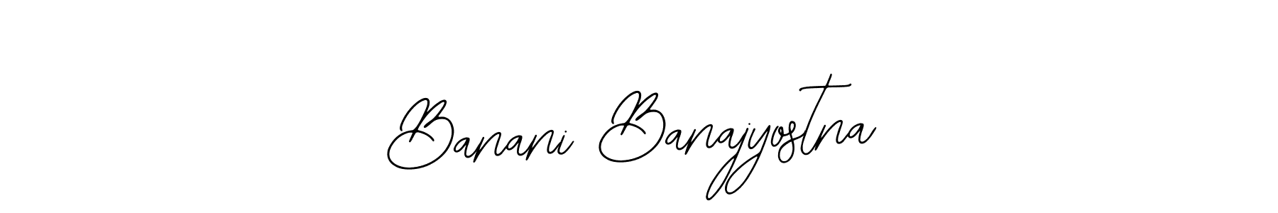 Also we have Banani Banajyostna name is the best signature style. Create professional handwritten signature collection using Bearetta-2O07w autograph style. Banani Banajyostna signature style 12 images and pictures png