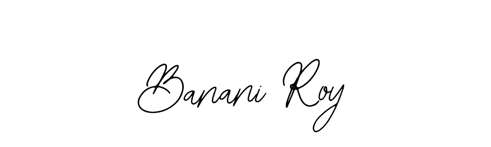 Use a signature maker to create a handwritten signature online. With this signature software, you can design (Bearetta-2O07w) your own signature for name Banani Roy. Banani Roy signature style 12 images and pictures png