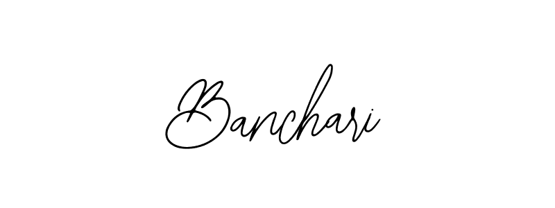 You should practise on your own different ways (Bearetta-2O07w) to write your name (Banchari) in signature. don't let someone else do it for you. Banchari signature style 12 images and pictures png