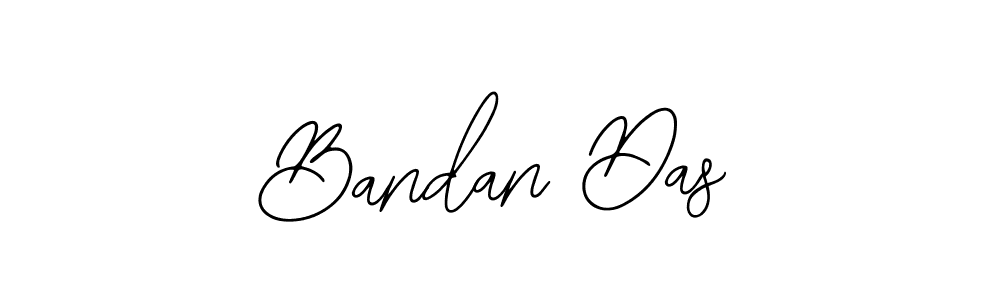 You should practise on your own different ways (Bearetta-2O07w) to write your name (Bandan Das) in signature. don't let someone else do it for you. Bandan Das signature style 12 images and pictures png