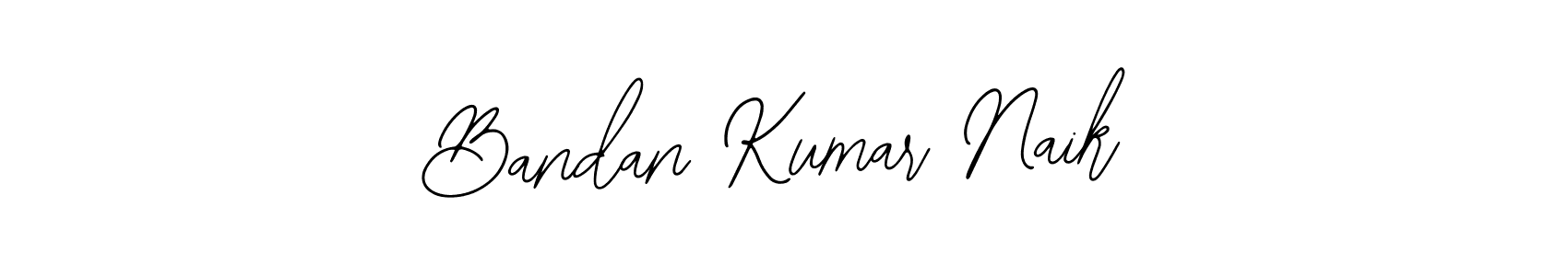 How to make Bandan Kumar Naik name signature. Use Bearetta-2O07w style for creating short signs online. This is the latest handwritten sign. Bandan Kumar Naik signature style 12 images and pictures png