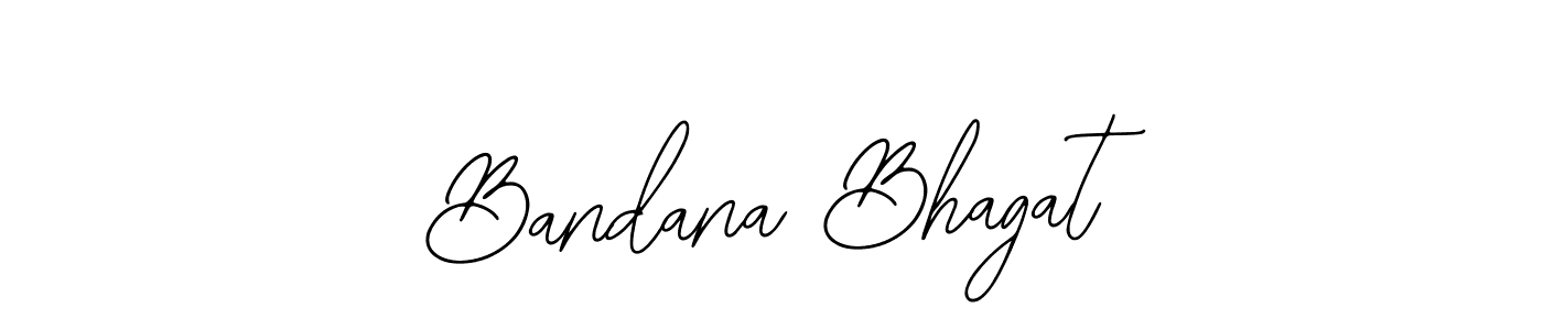 Create a beautiful signature design for name Bandana Bhagat. With this signature (Bearetta-2O07w) fonts, you can make a handwritten signature for free. Bandana Bhagat signature style 12 images and pictures png