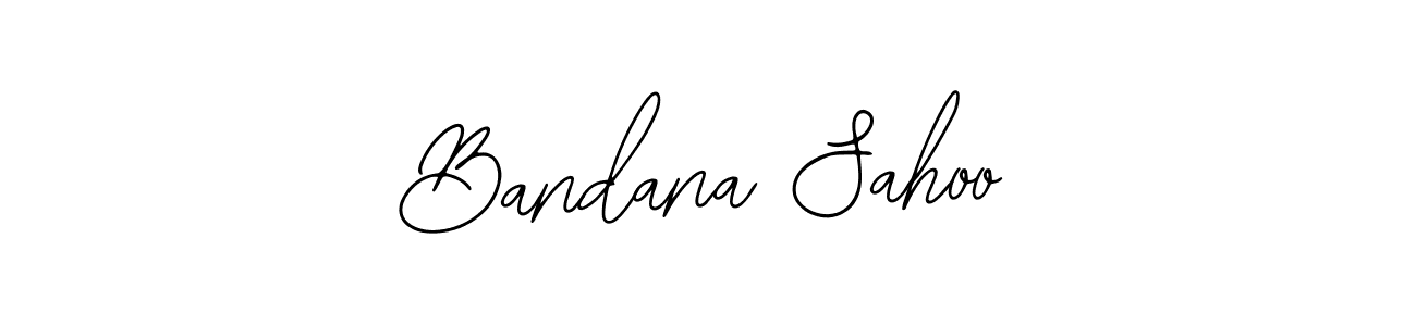 The best way (Bearetta-2O07w) to make a short signature is to pick only two or three words in your name. The name Bandana Sahoo include a total of six letters. For converting this name. Bandana Sahoo signature style 12 images and pictures png