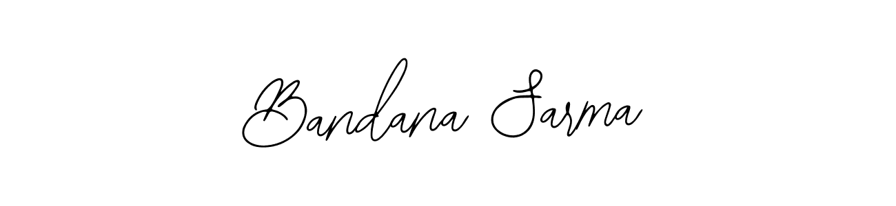 Also we have Bandana Sarma name is the best signature style. Create professional handwritten signature collection using Bearetta-2O07w autograph style. Bandana Sarma signature style 12 images and pictures png