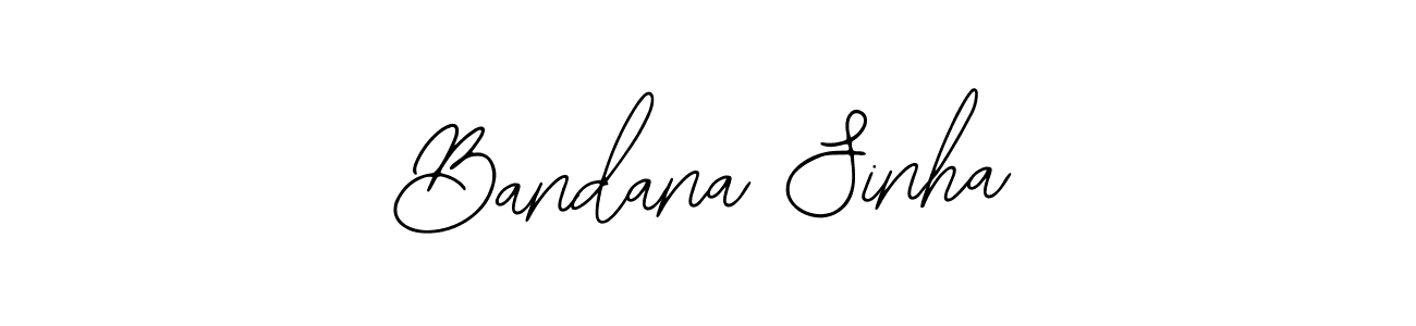 Make a beautiful signature design for name Bandana Sinha. With this signature (Bearetta-2O07w) style, you can create a handwritten signature for free. Bandana Sinha signature style 12 images and pictures png