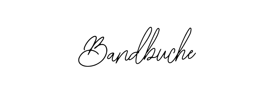 Design your own signature with our free online signature maker. With this signature software, you can create a handwritten (Bearetta-2O07w) signature for name Bandbuche. Bandbuche signature style 12 images and pictures png