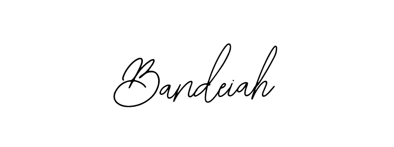 How to make Bandeiah name signature. Use Bearetta-2O07w style for creating short signs online. This is the latest handwritten sign. Bandeiah signature style 12 images and pictures png