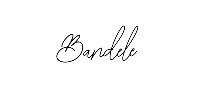 How to make Bandele name signature. Use Bearetta-2O07w style for creating short signs online. This is the latest handwritten sign. Bandele signature style 12 images and pictures png