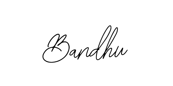 Bandhu stylish signature style. Best Handwritten Sign (Bearetta-2O07w) for my name. Handwritten Signature Collection Ideas for my name Bandhu. Bandhu signature style 12 images and pictures png