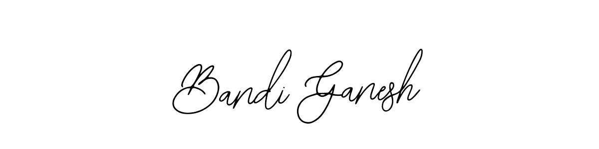 You can use this online signature creator to create a handwritten signature for the name Bandi Ganesh. This is the best online autograph maker. Bandi Ganesh signature style 12 images and pictures png